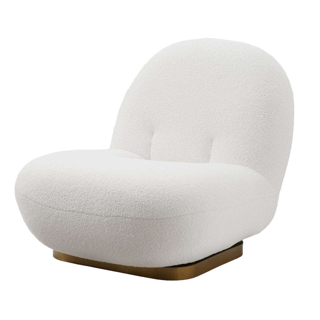 Modern Armless Swivel Accent Lounge Chair, BRAND NEW!