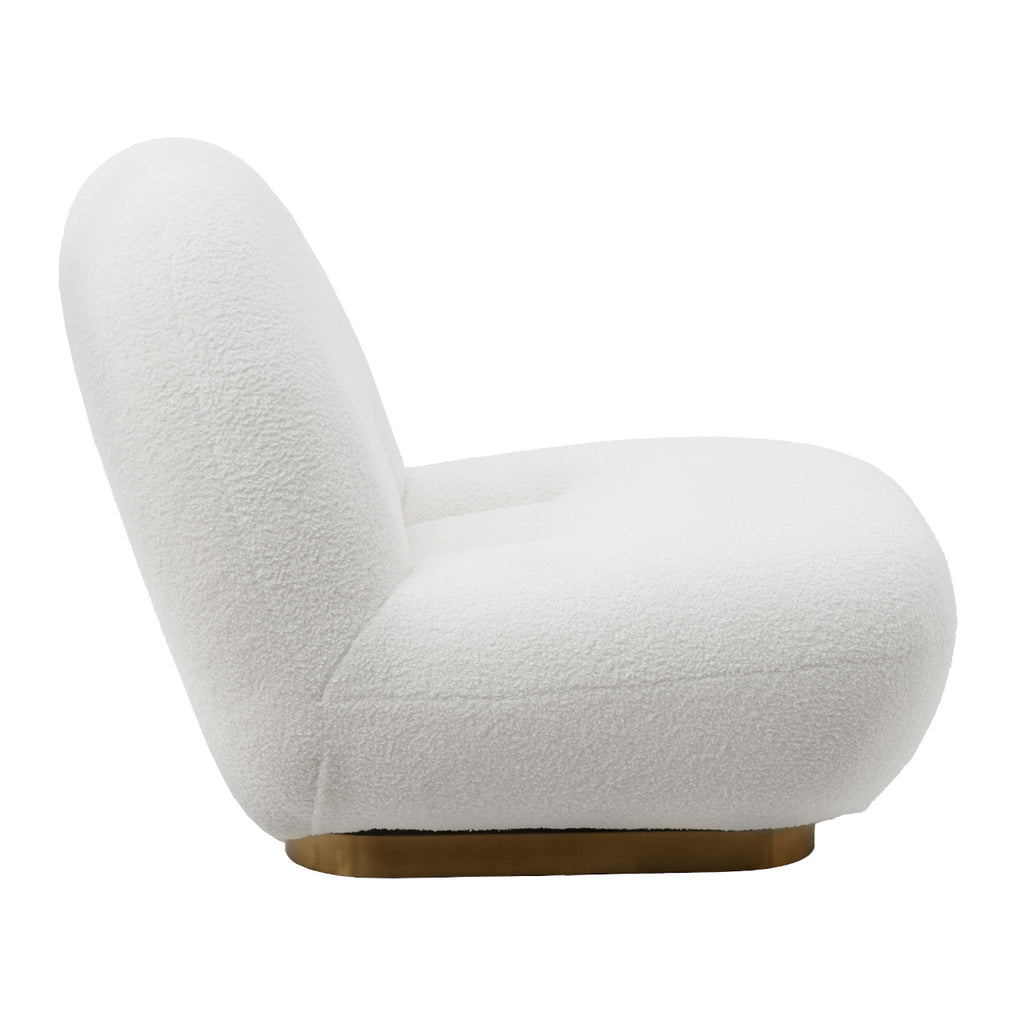Modern Armless Swivel Accent Lounge Chair, BRAND NEW!