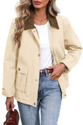 ELLEVEN Padded Barn Jackets for Women, Oversized, Small