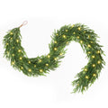 TOWPONICS 9FT Pre-lit Christmas Garland