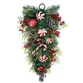 30" Christmas Teardrop Winter Garland, like new