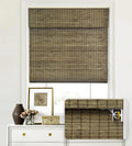 LazBlinds Cordless Bamboo Roman Shades, 41x64, Driftwood