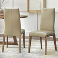 Lifestorey Valissa Leather Dining Chair (Set of 2)