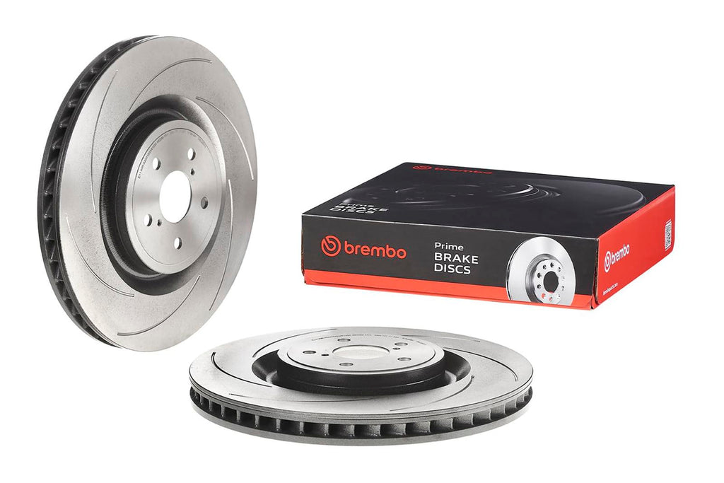 Brembo 09.C266.11 UV Coated vented Slotted Brake Rotor LEXUS OE 435160W020