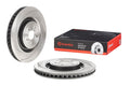 Brembo 09.C266.11 UV Coated vented Slotted Brake Rotor LEXUS OE 435160W020
