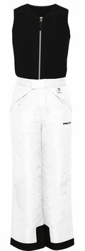 Arctix Kids Limitless Fleece Top Bib Overalls, White, 5T