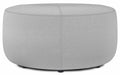Simpli Home Moore 32" Contemporary Round Ottoman Coffee Table – Light Grey NEW