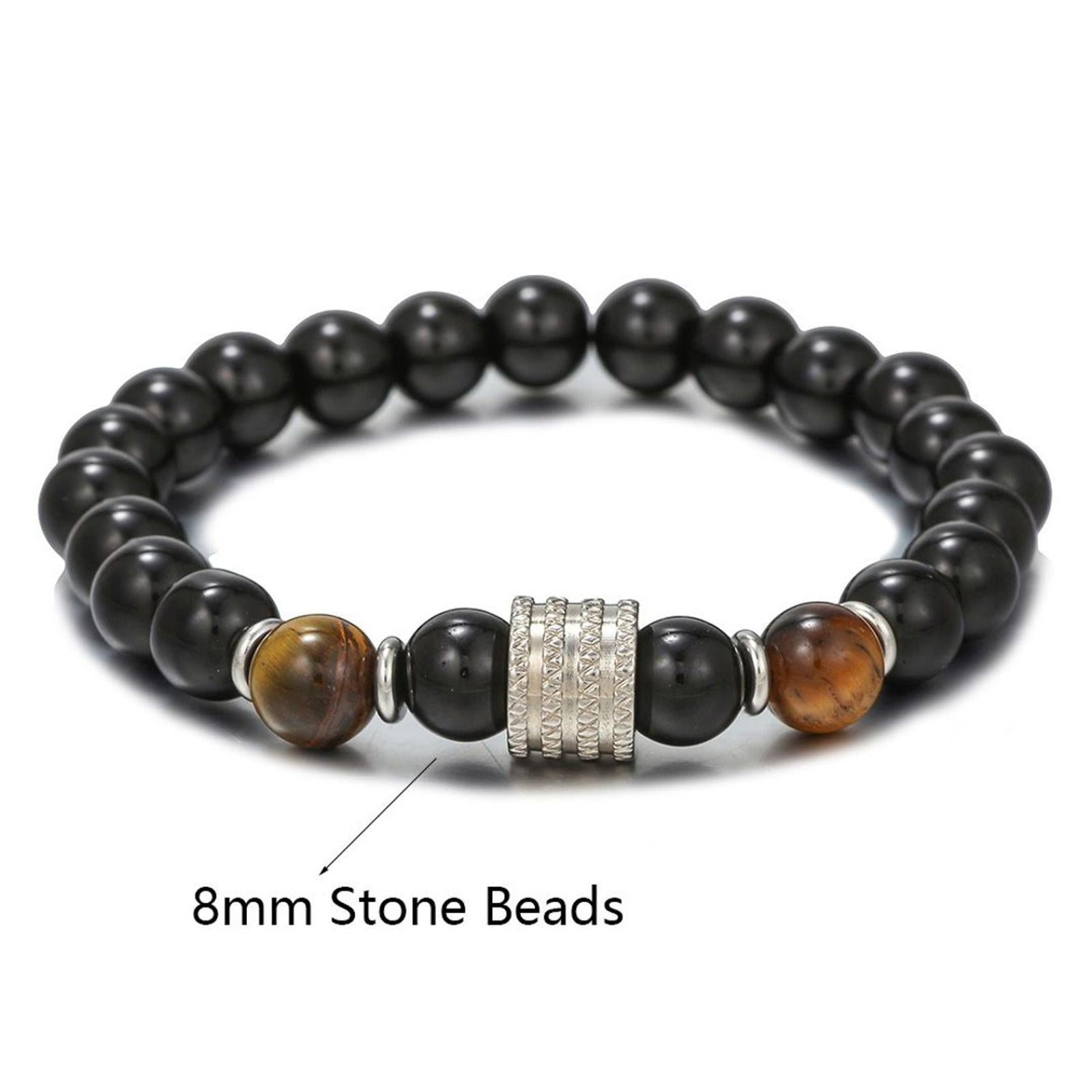 Lava Rock Bead Bracelets