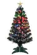 3ft Pre-Lit Fiber Optic Artificial Christmas Tree with Top Star