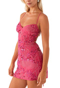 MISSACTIVER Sleeveless Sequin Dress, Large