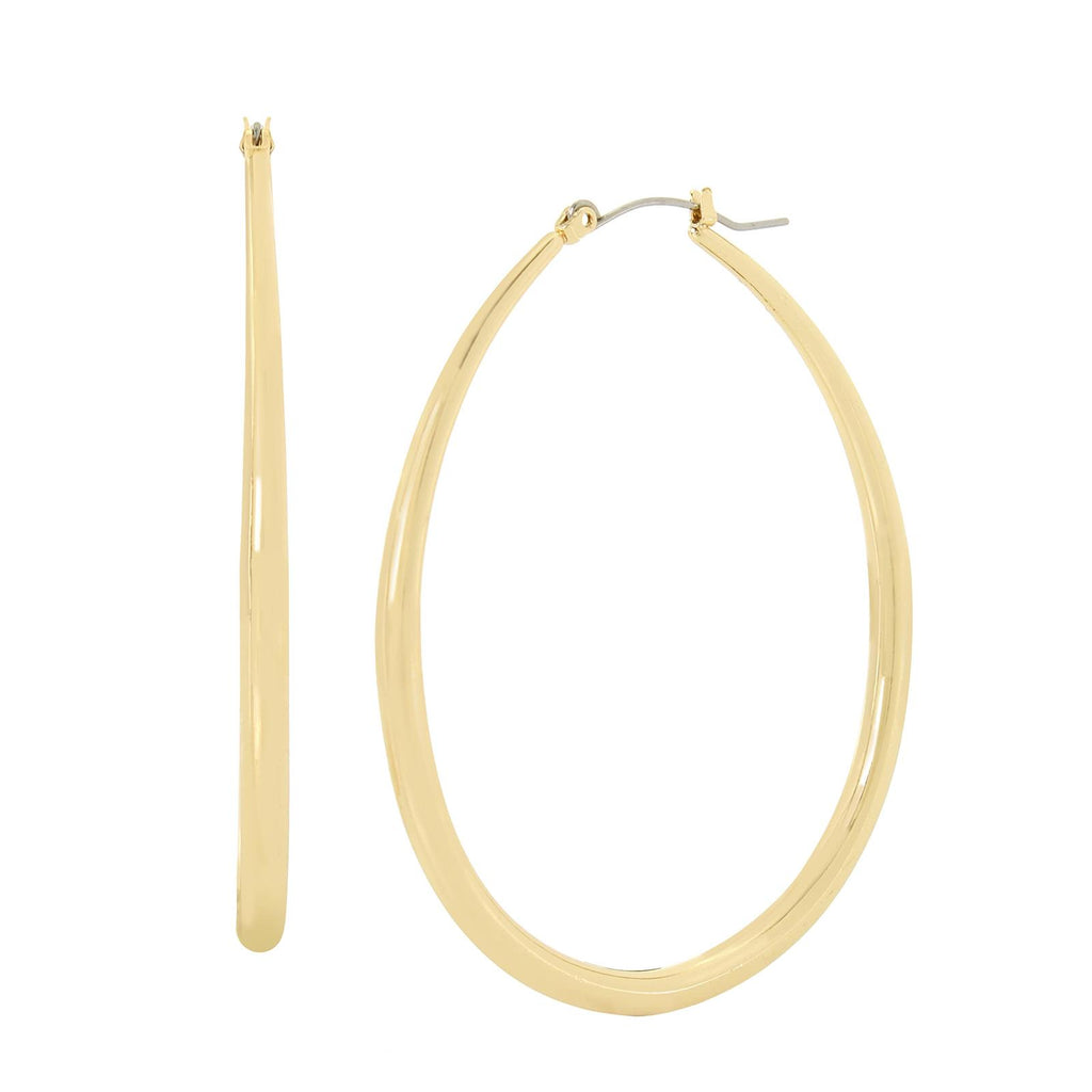 Steve Madden Oval Tube Hoop Earrings