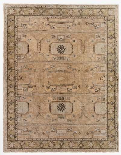 Ellington Fawn Hand-Tufted 9x12 Wool Rug Like New, Perfect Condition