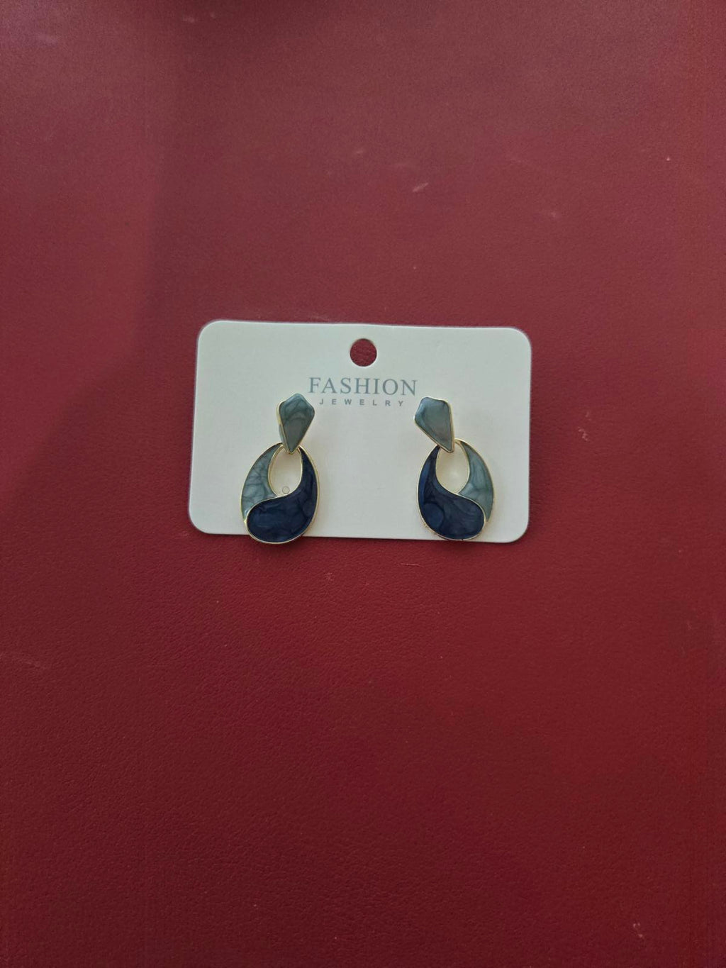 Two Tone Drop Earrings for Women Elegant Dangle Earrings