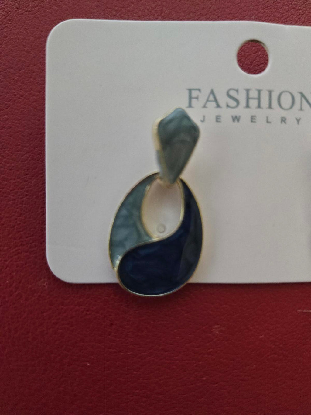 Two Tone Drop Earrings for Women Elegant Dangle Earrings