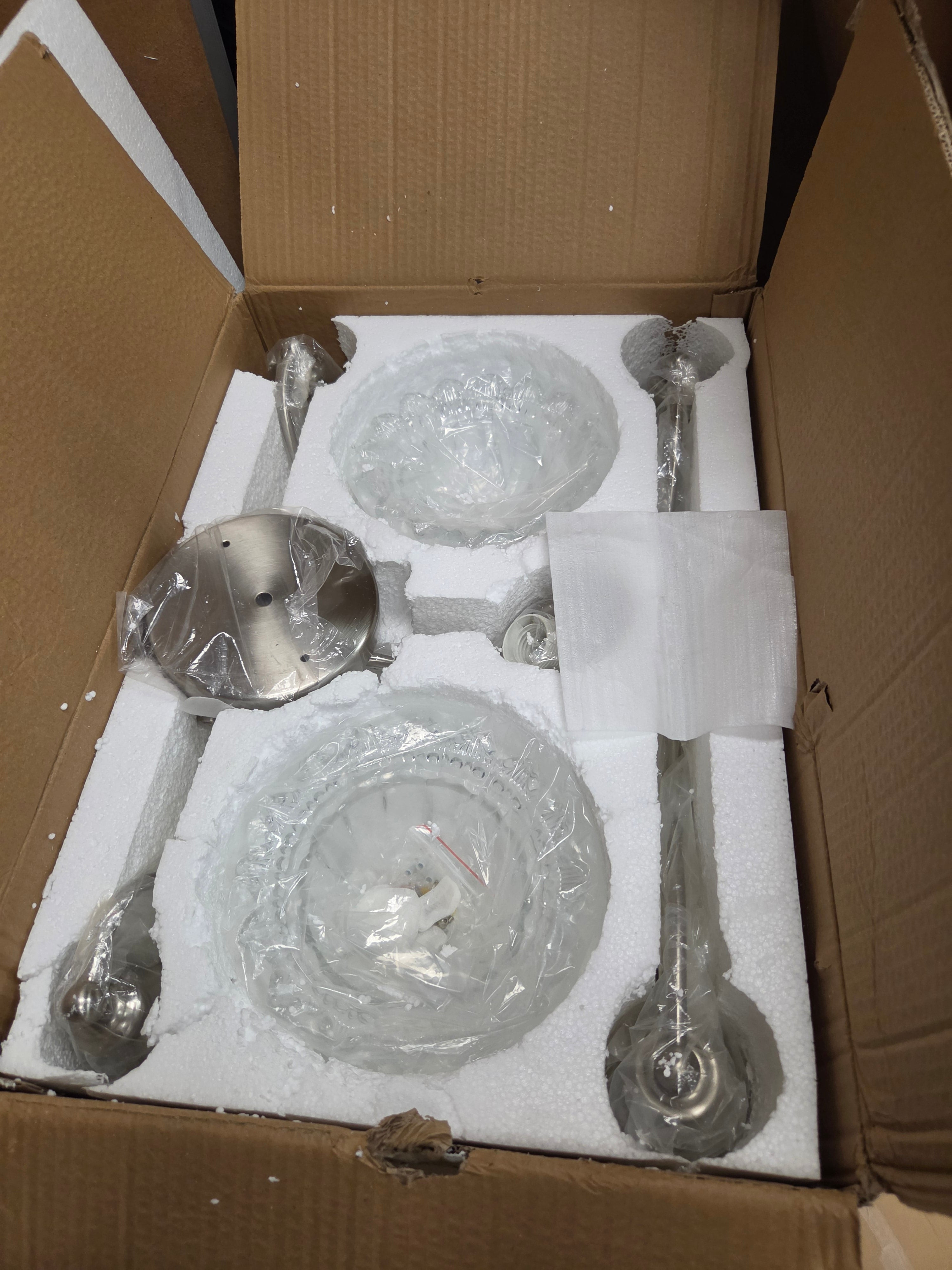 XIEDUN Brushed Nickel 5 Light Vanity Light