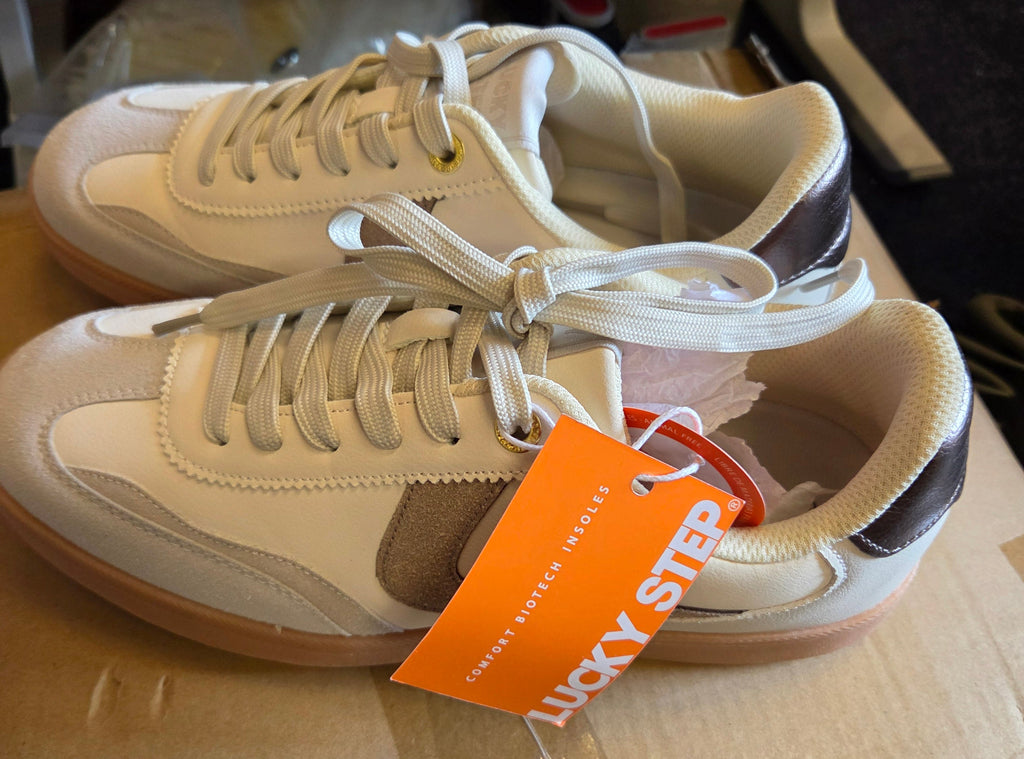 LUCKY STEP Women's Fashion Sneakers, Size 9