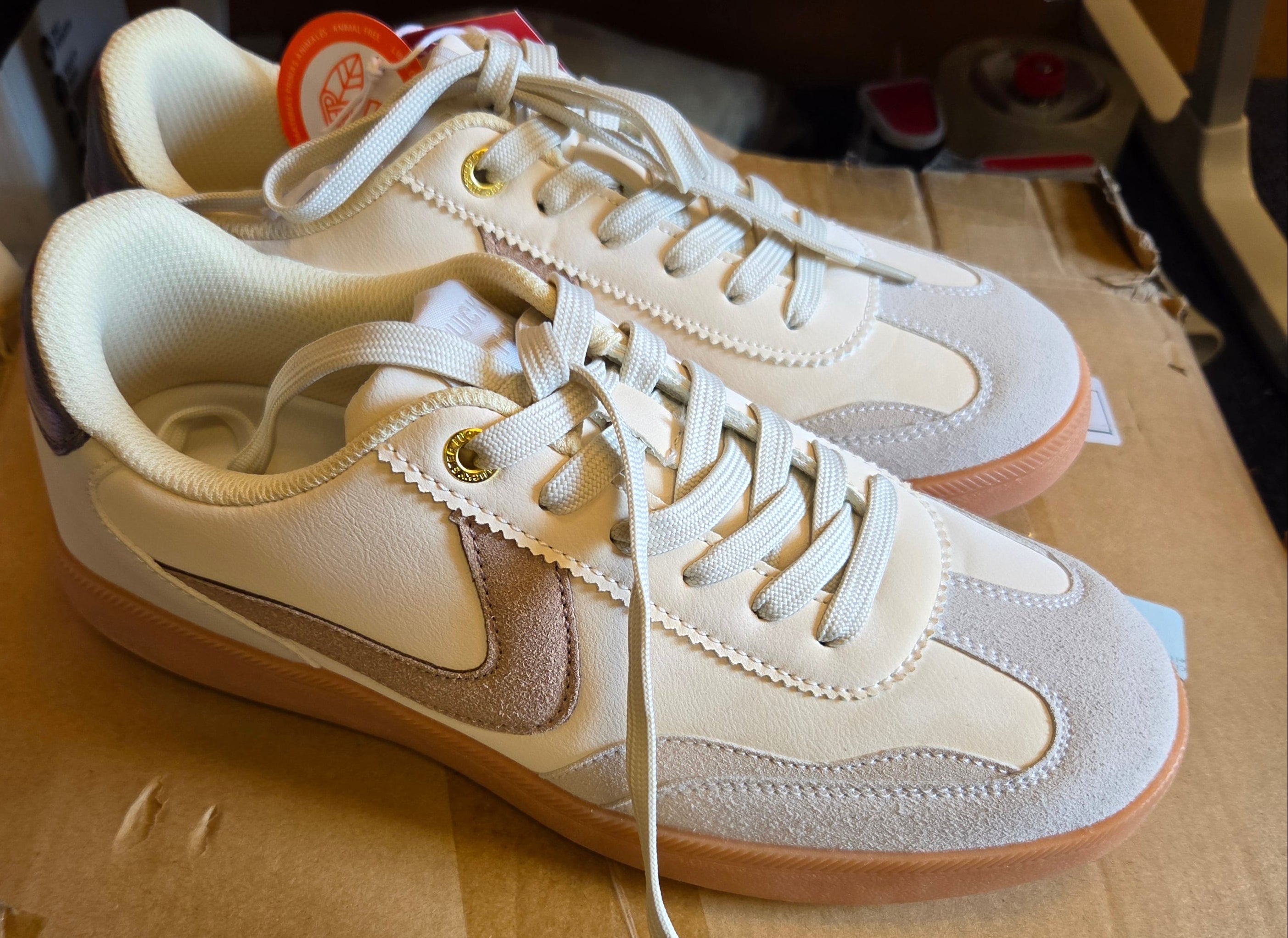 LUCKY STEP Women's Fashion Sneakers, Size 9