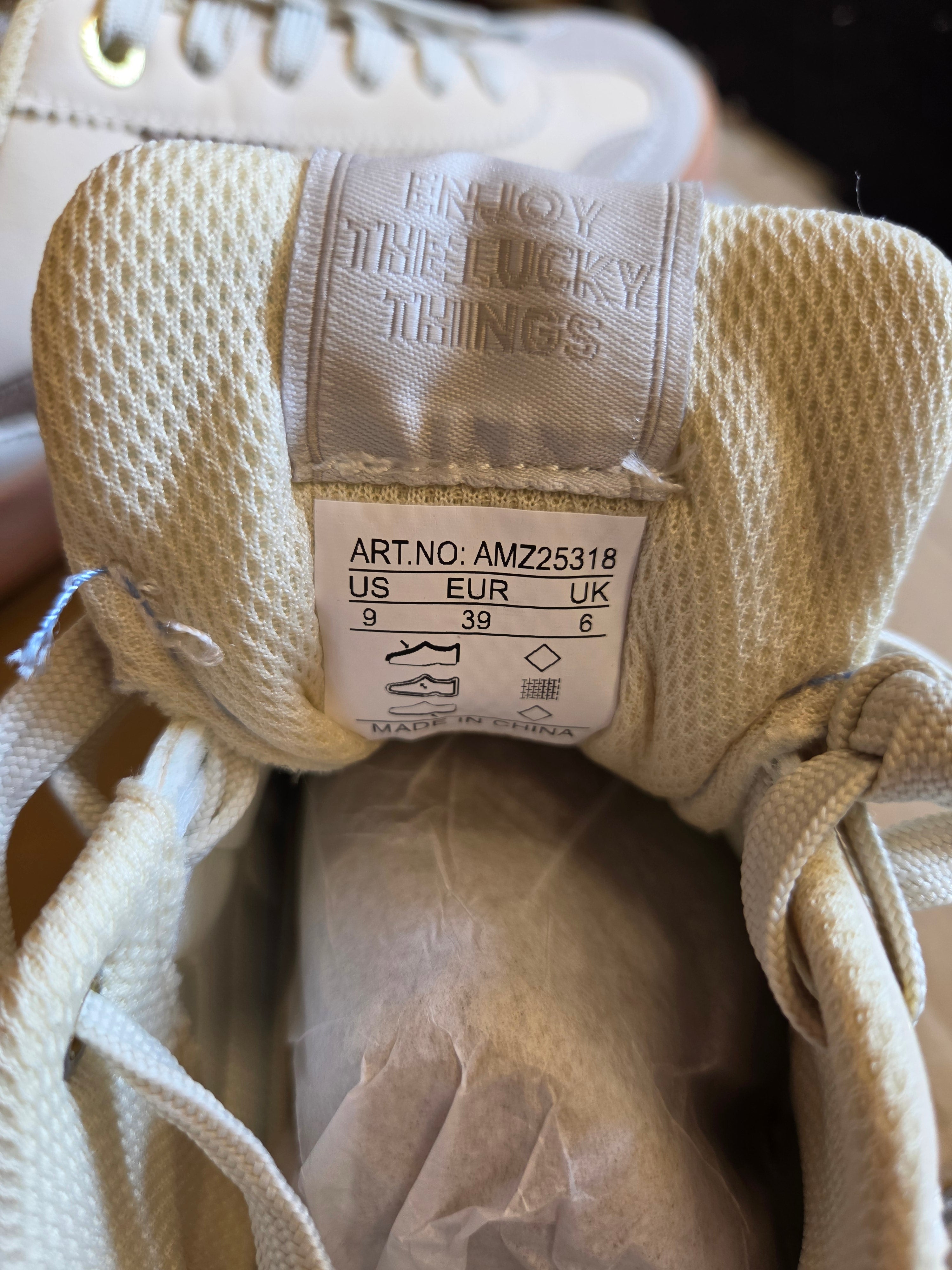 LUCKY STEP Women's Fashion Sneakers, Size 9