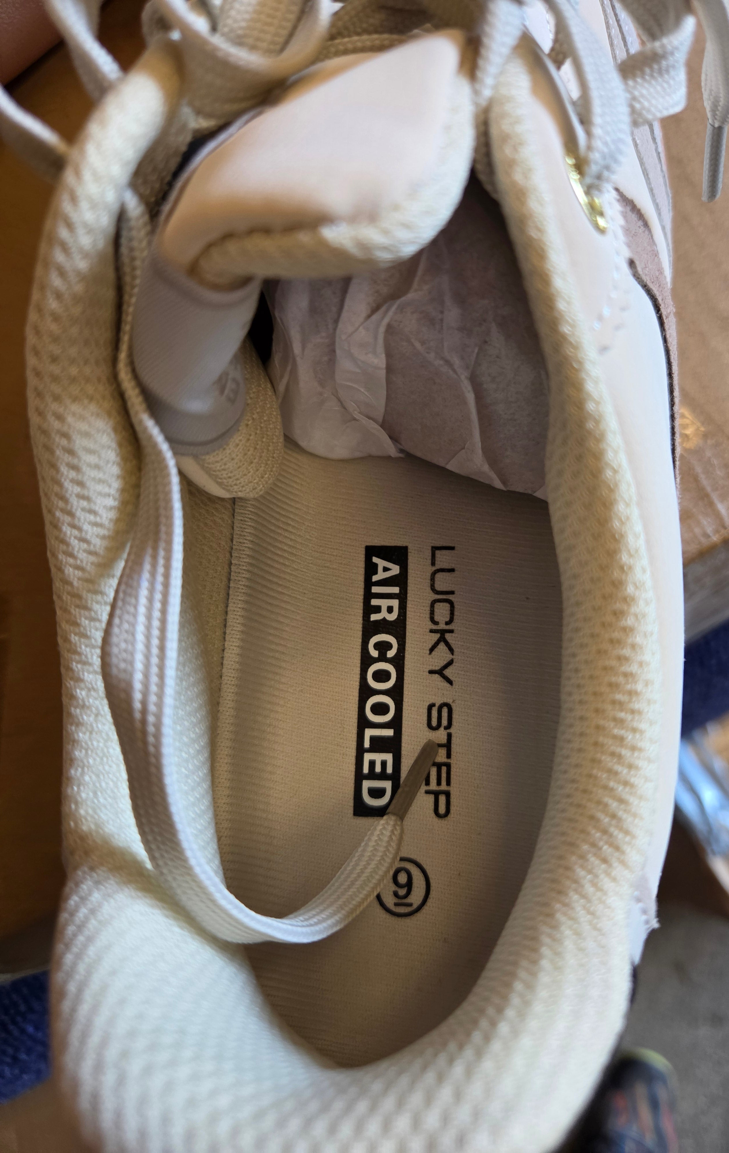 LUCKY STEP Women's Fashion Sneakers, Size 9