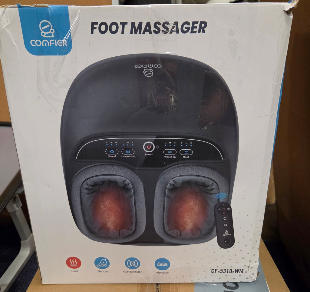 Comfier Shiatsu Foot Massager with Heat, like new