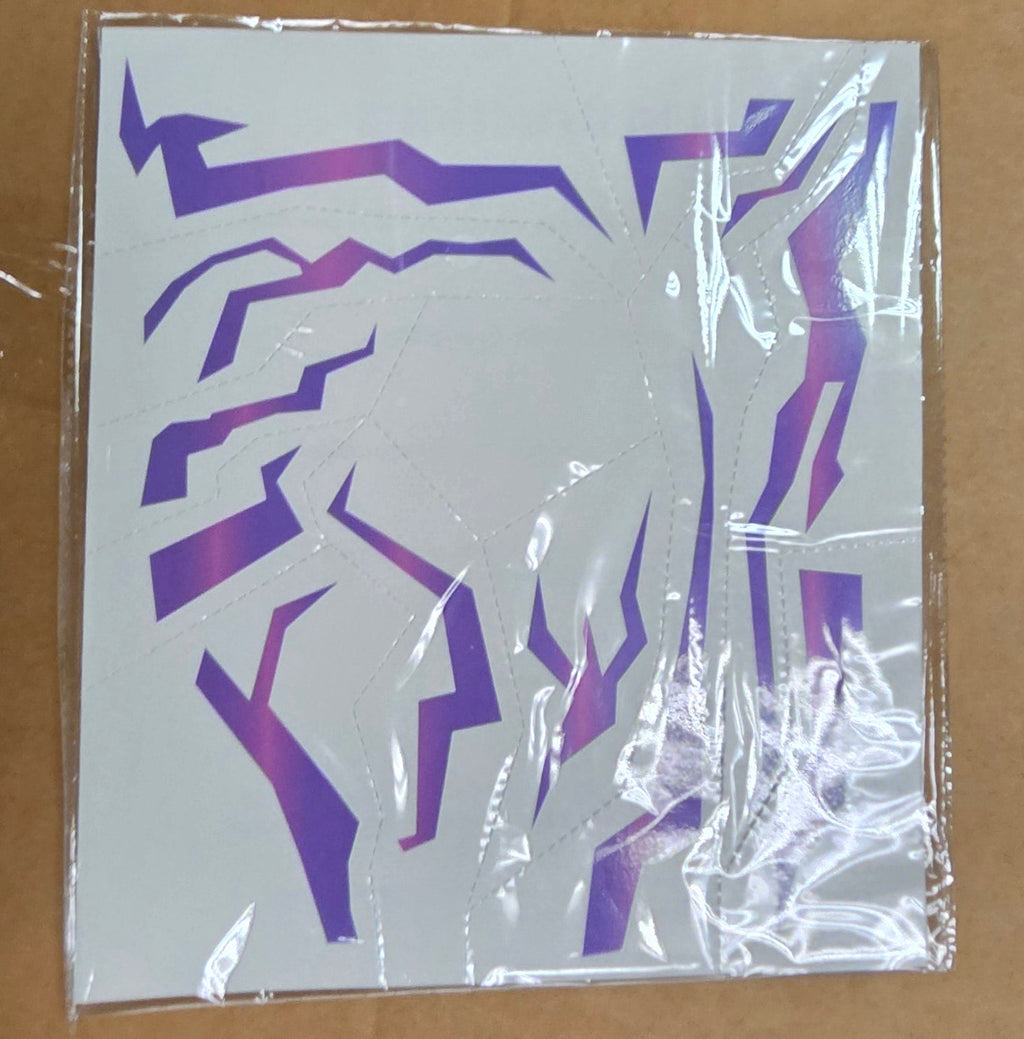 Purple Ombre Temporary Patterns Tattoo (2 PCS)