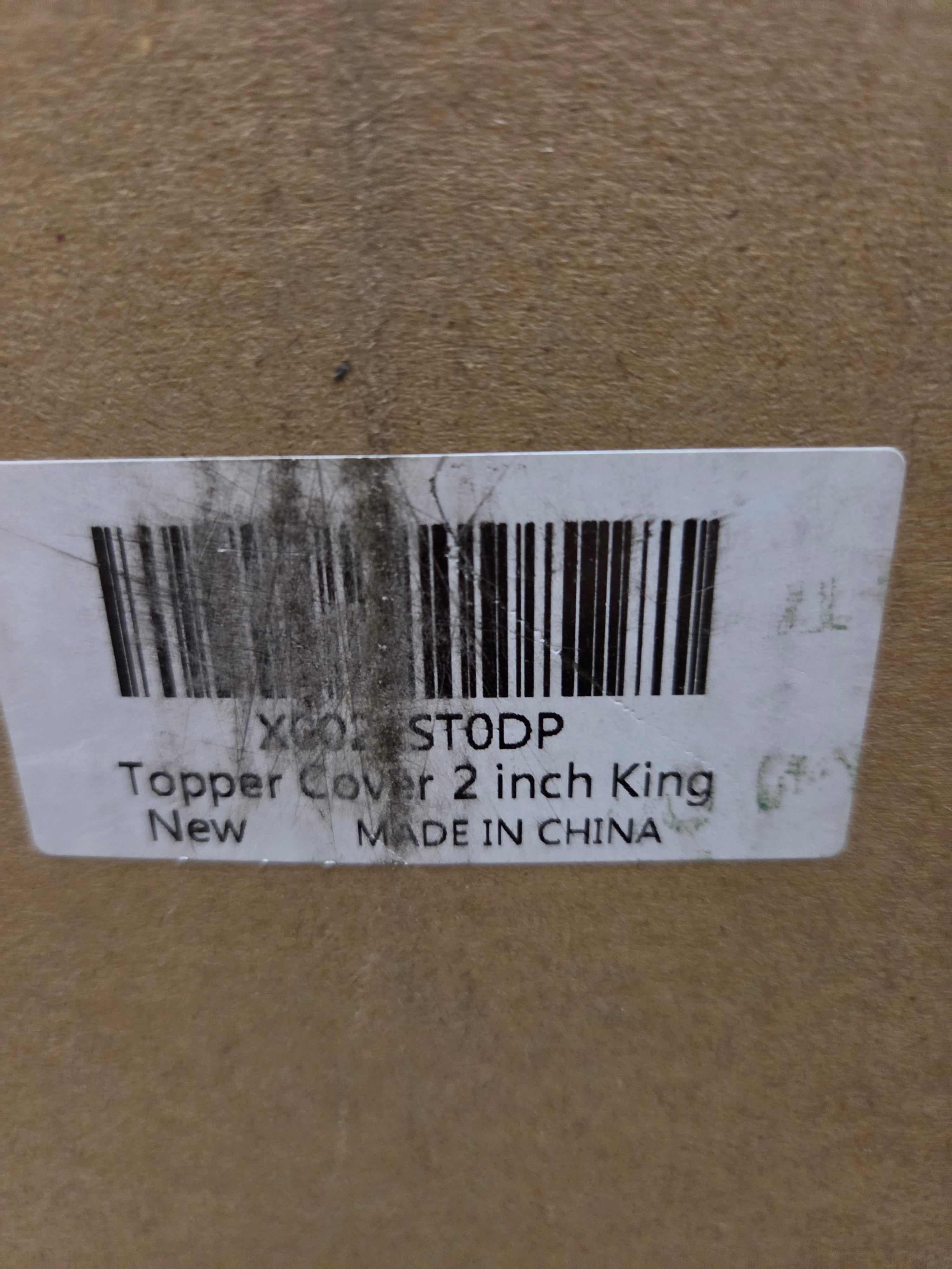Mattress Topper Cover for 2" mattress topper
