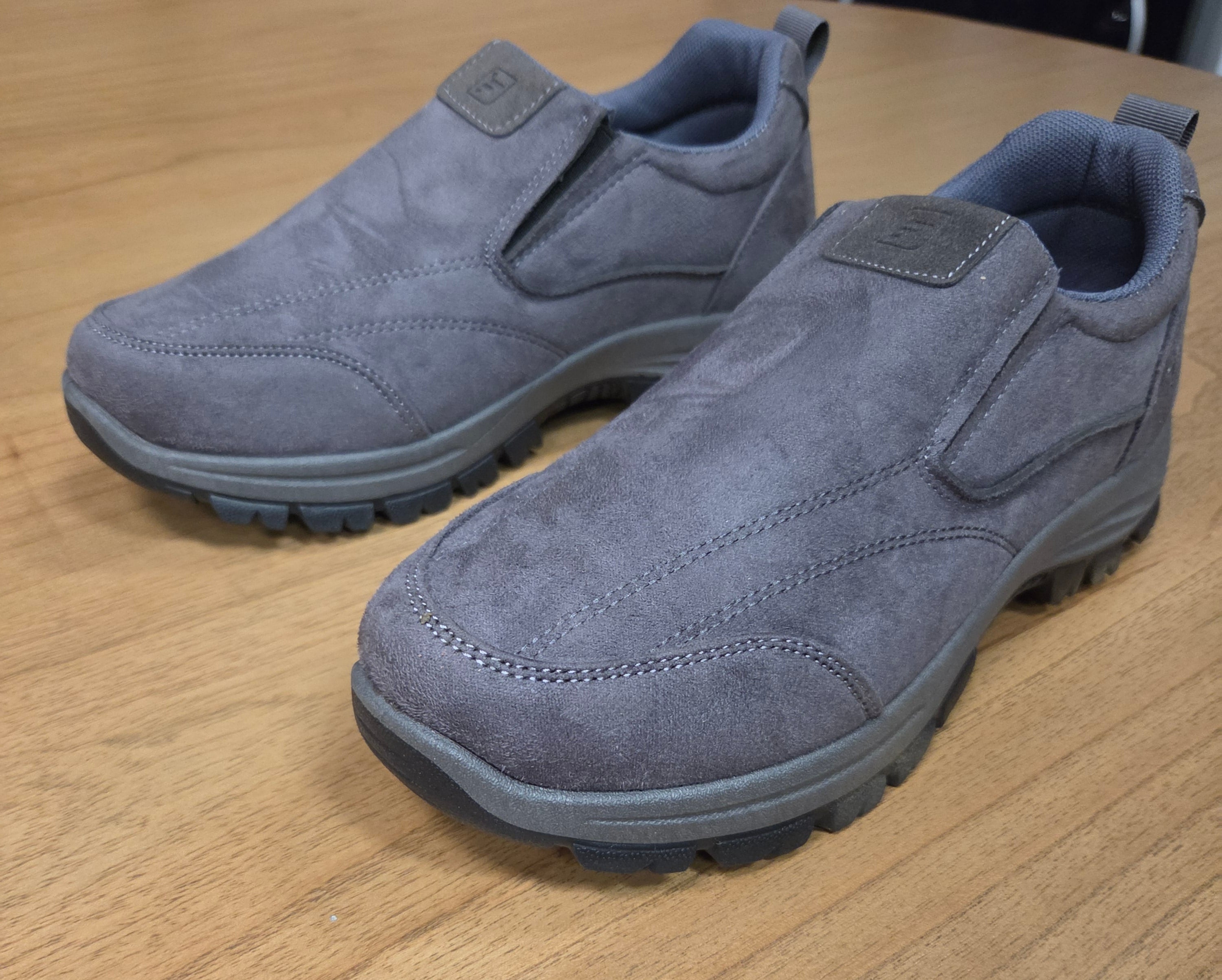 Fittington Mens Slip on Hiking-Walking Shoes, Size 9