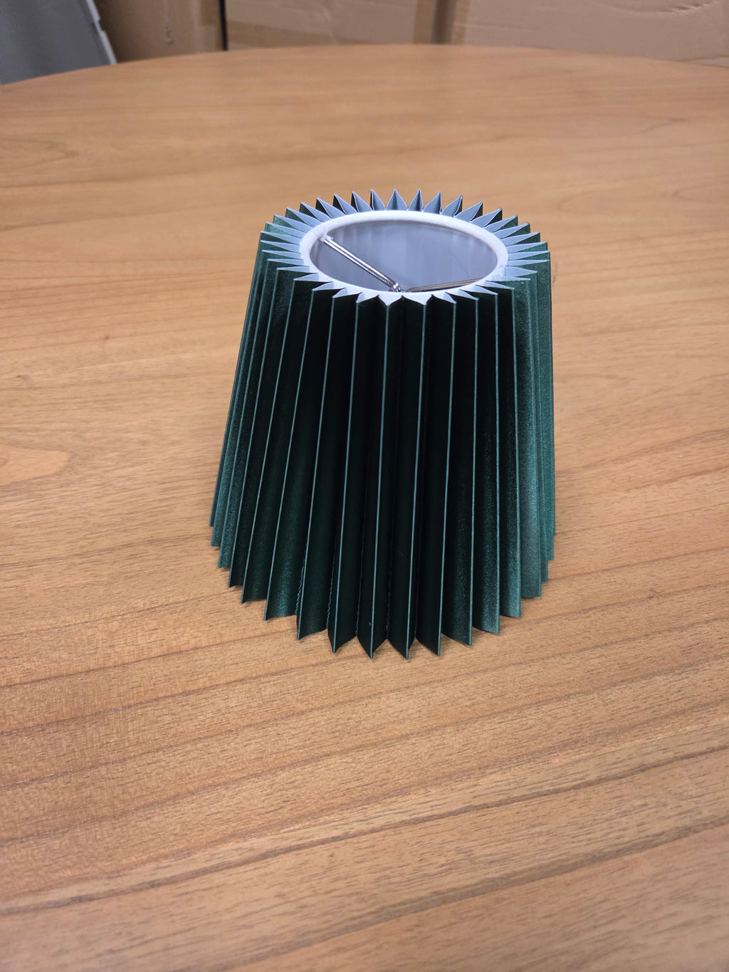 Small Pleated Lampshade, Set of 6, Green
