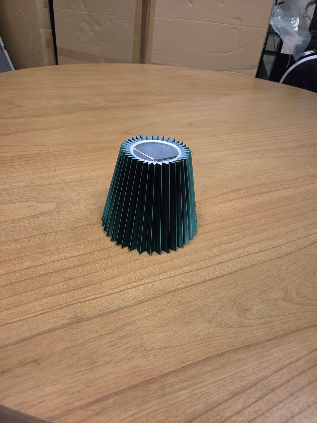Small Pleated Lampshade, Set of 6, Green