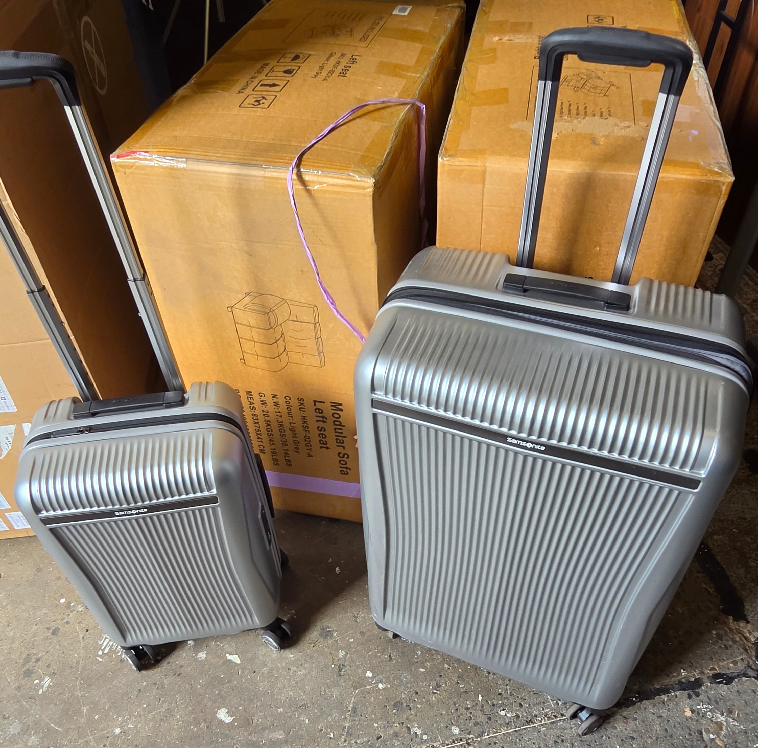 Samsonite Blackstone 2-piece 27" & 20" Hardside Luggage Set - Silver