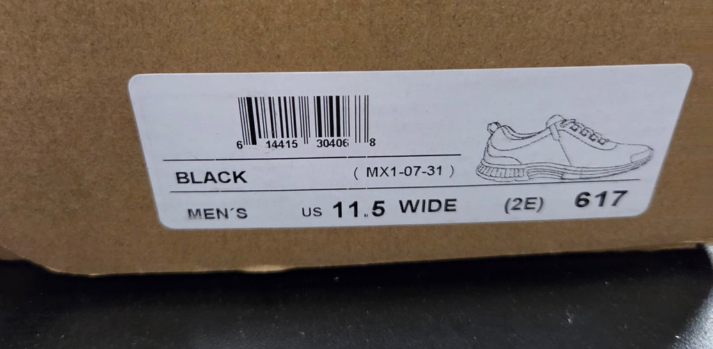 New Orthofeet Edgewater Men's Walking Sneakers - Size 11.5 Wide (2E)