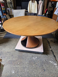 Custom, 59" round table, solid wood, very heavy