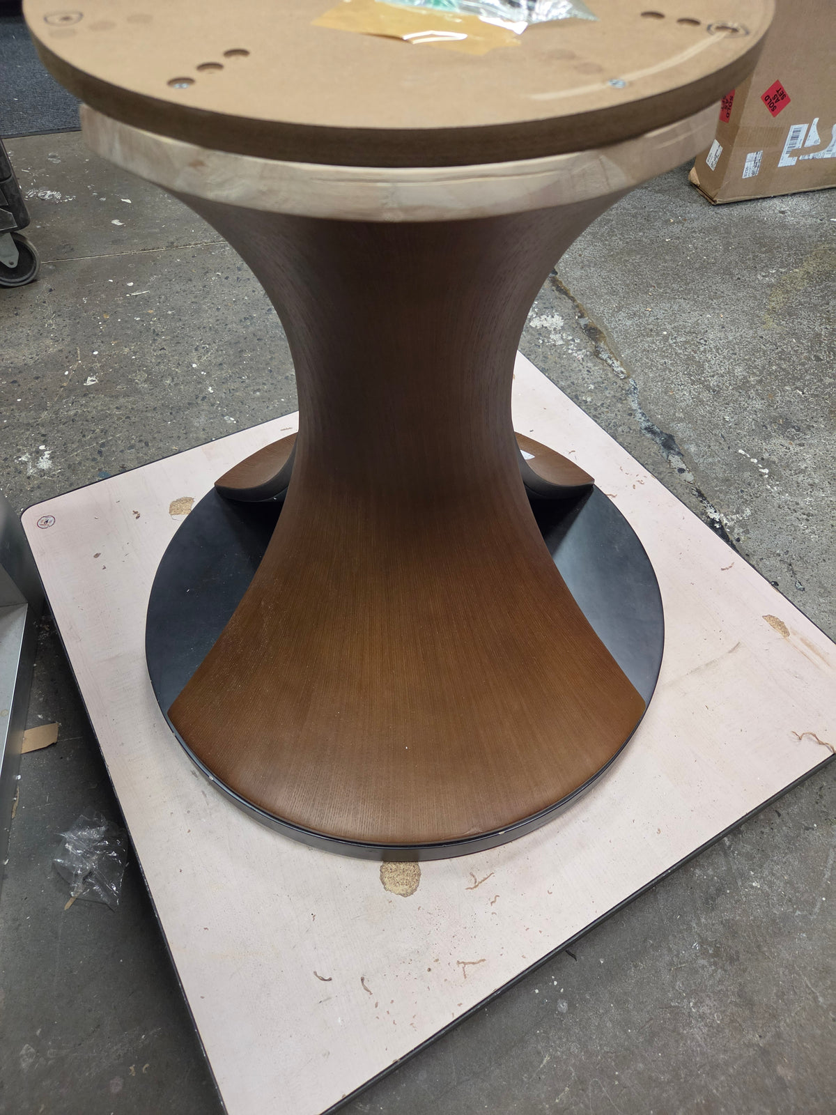 Custom, 59" round table, solid wood, very heavy