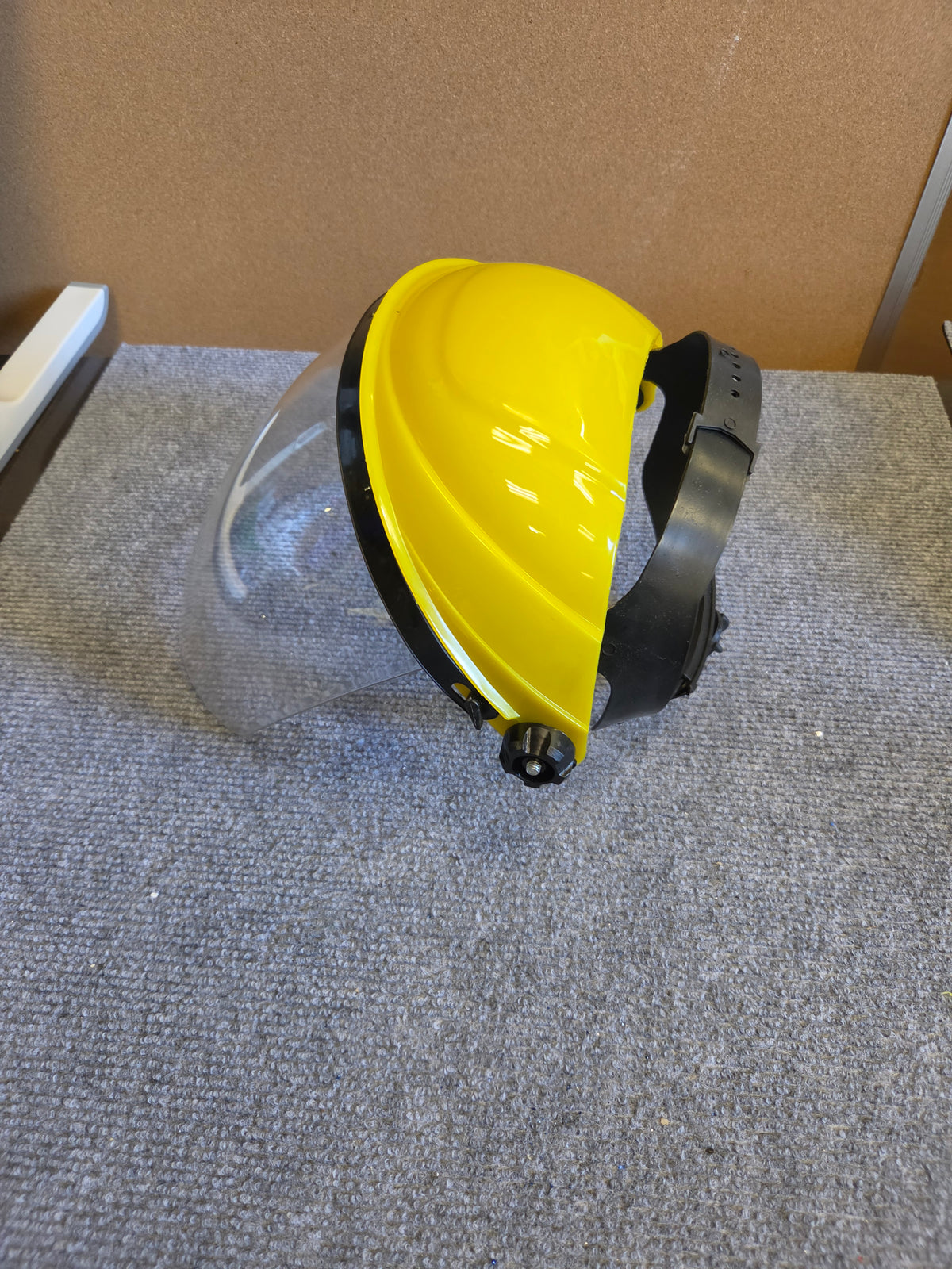 Adjustable Full Face Shield Workshop Grinding Woodworking Clear Visor NEW