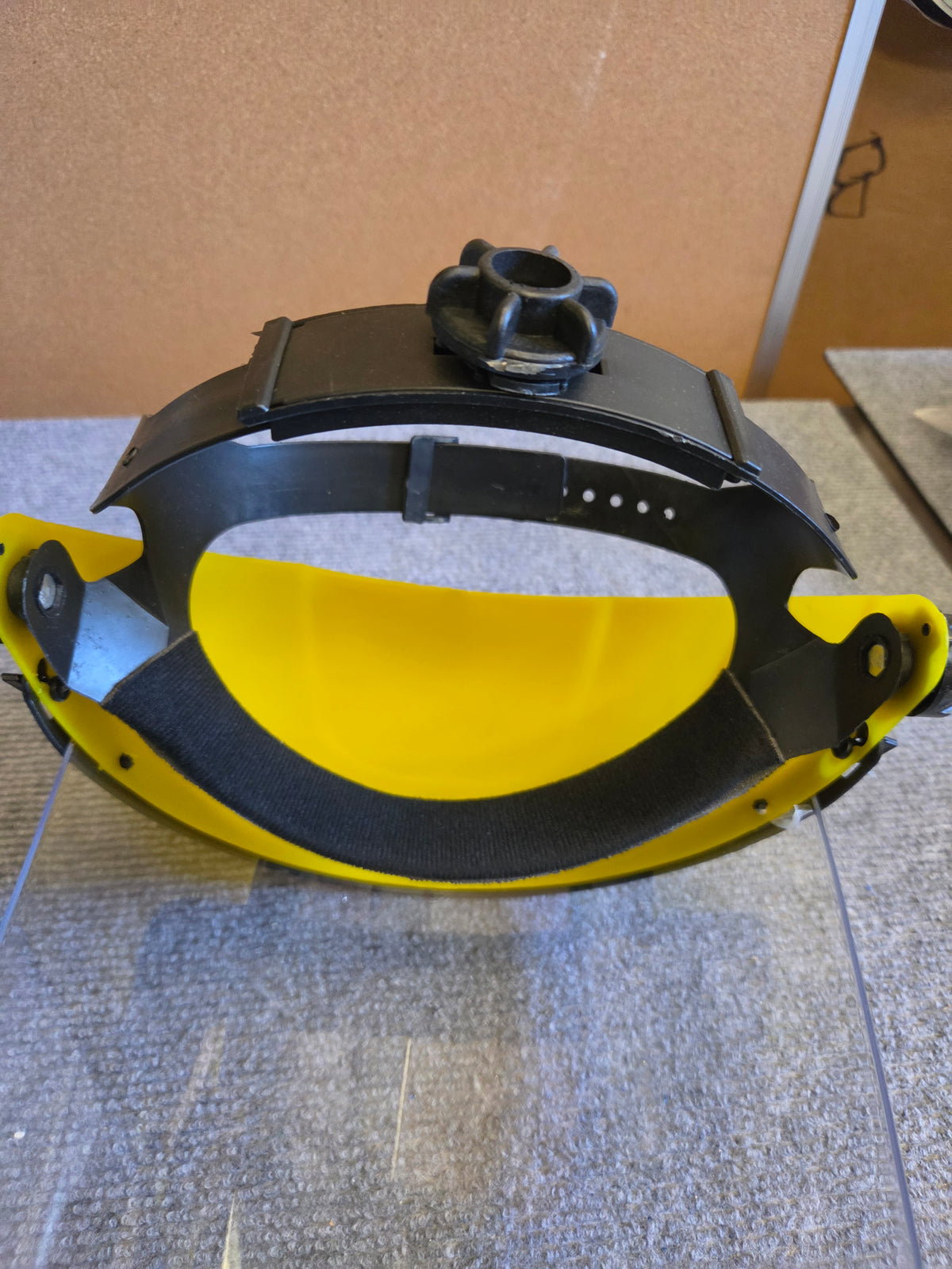 Adjustable Full Face Shield Workshop Grinding Woodworking Clear Visor NEW