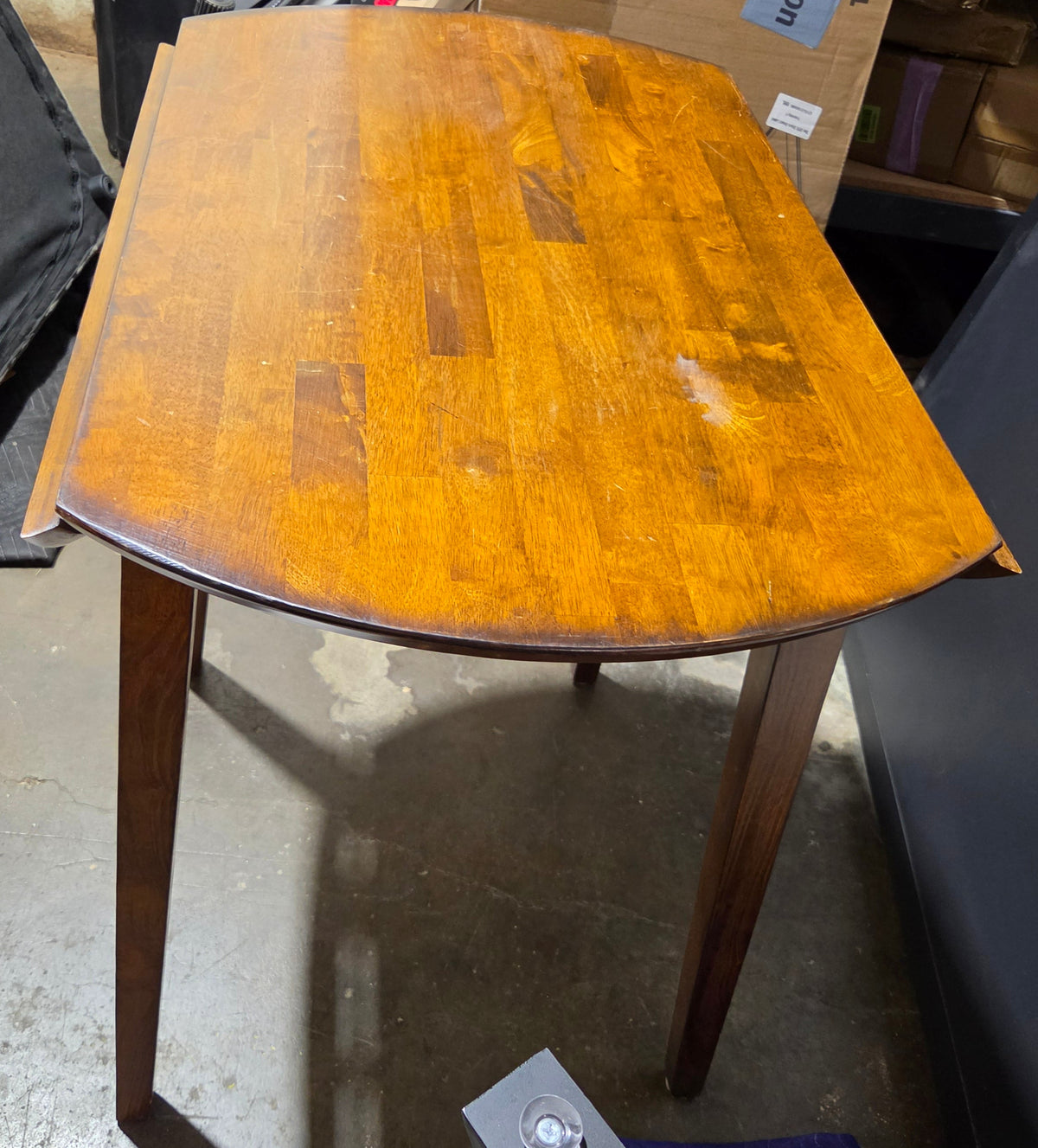Bar Height Drop Leaf Kitchen / Dining Table, 36" x 36"h