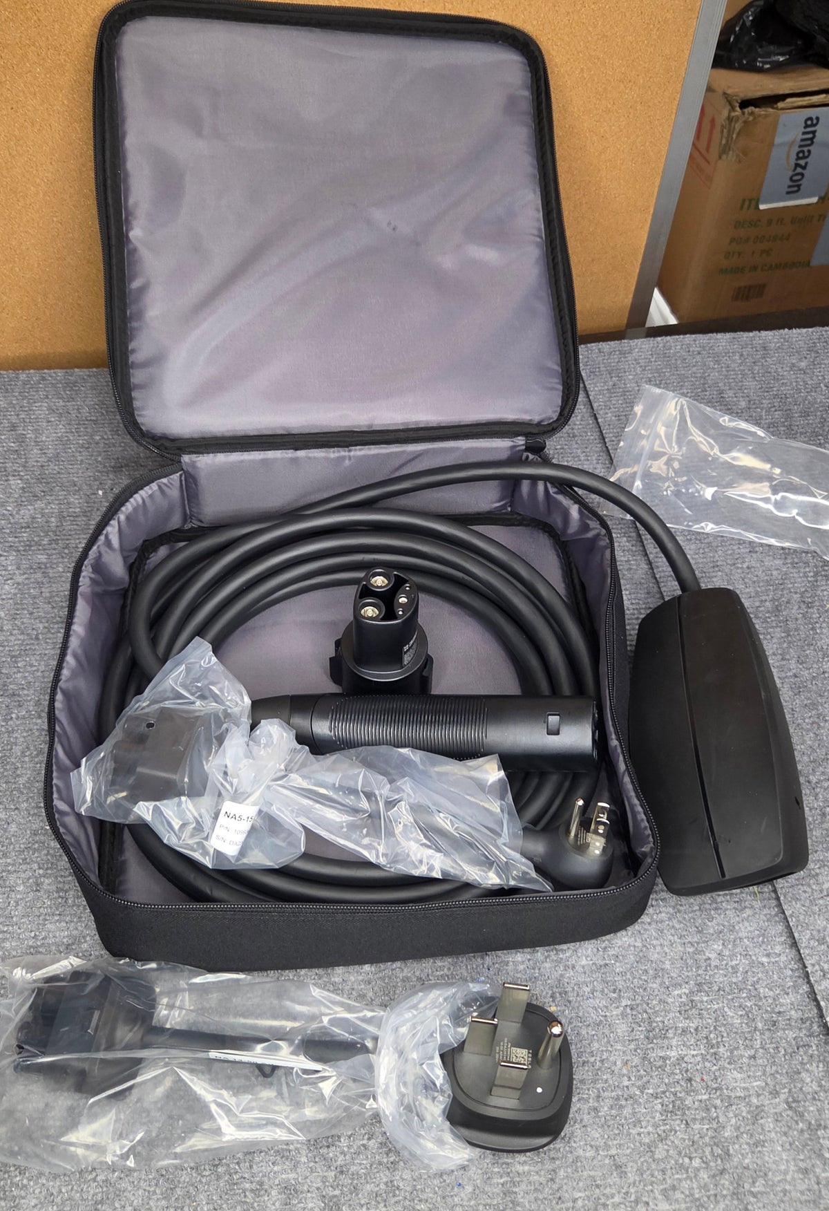 Tesla Powershare Mobile Connector & J1772 Adapter Bundle 14-50 5-15 NEW OEM