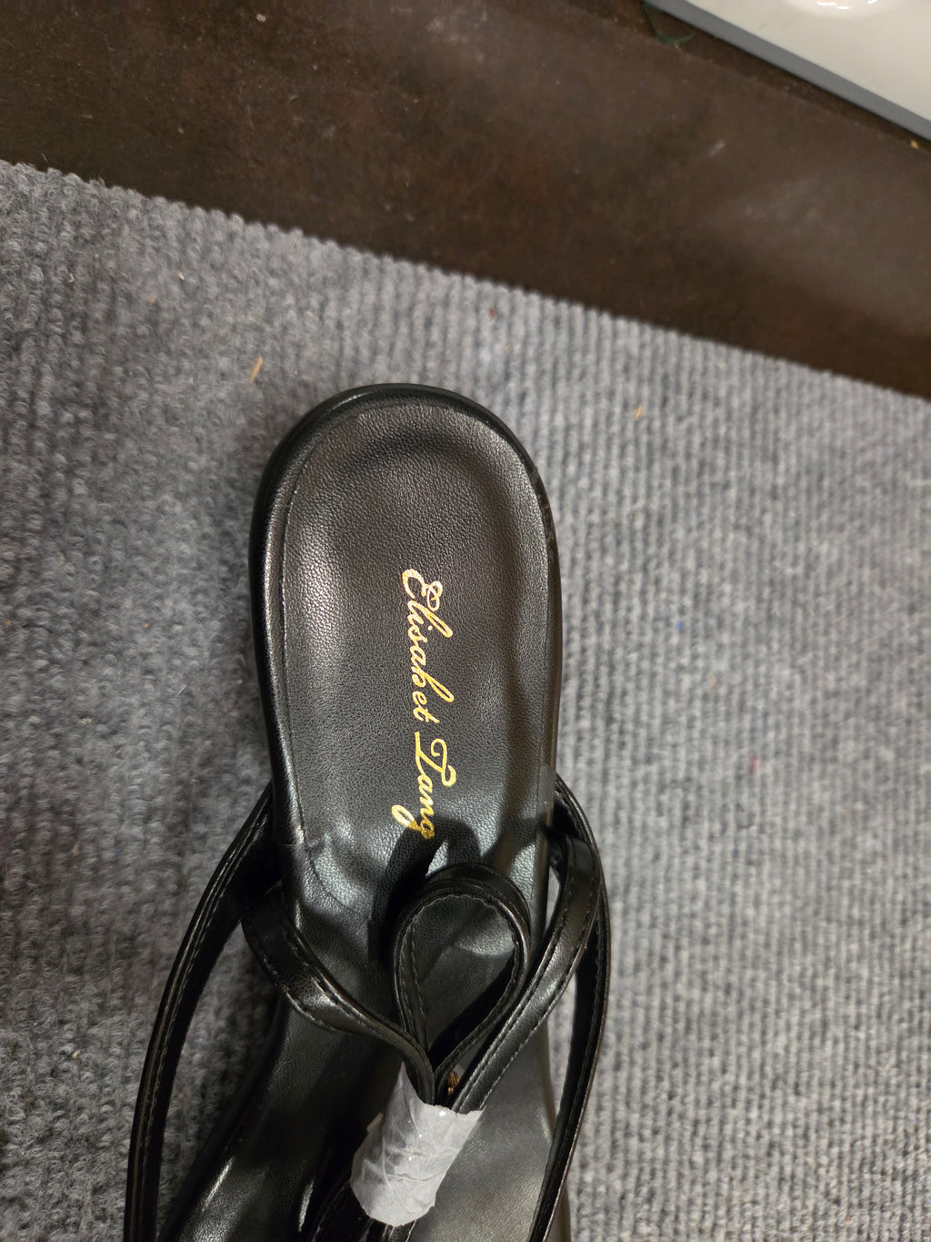 Elisabet Tang Black Kitten Heels Size 7 NEW NIB