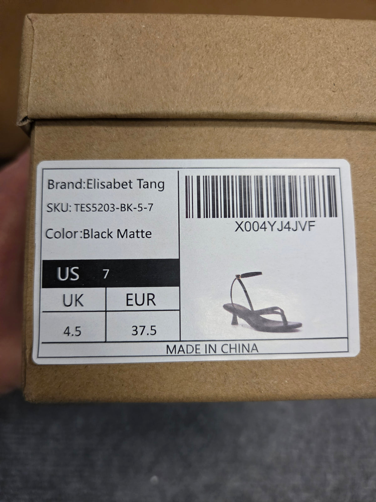 Elisabet Tang Black Kitten Heels Size 7 NEW NIB