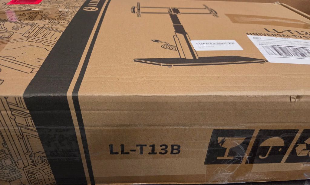 LLDEPLL 50"-90" Tabletop TV Stand Mount Power Outlet Base NEW OPEN