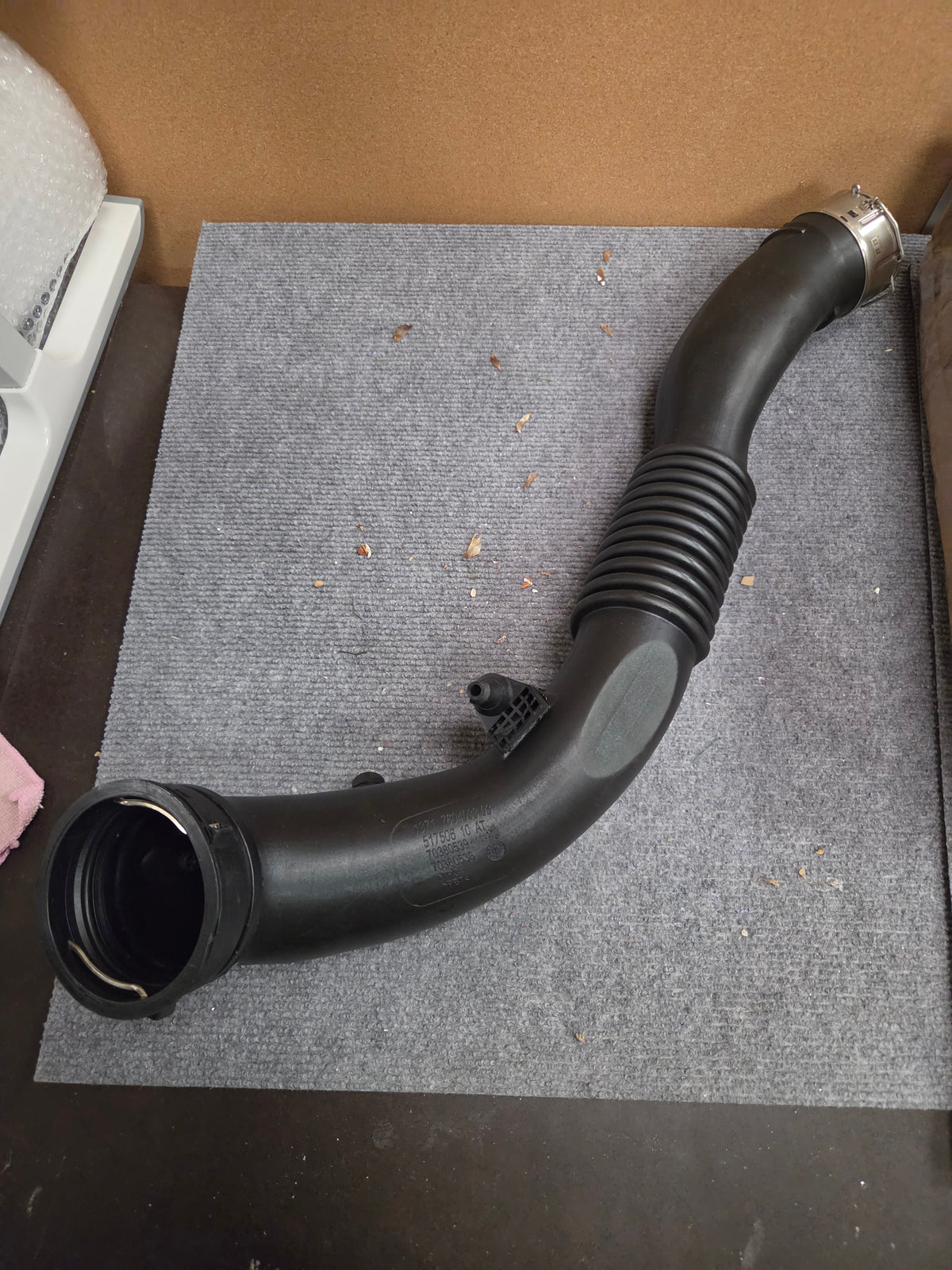 BMW 13717604033 N55 Intercooler to Throttle Body Charge Pipe Hose NEW OPEN