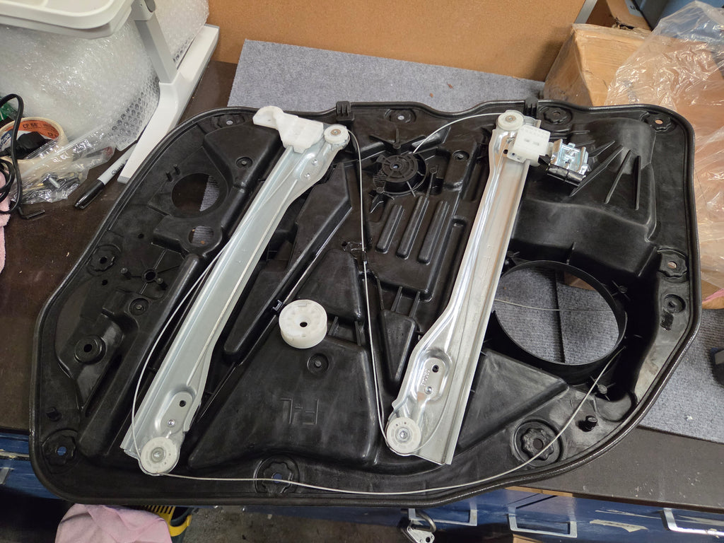 Front Left Driver Power Window Regulator Panel Assembly w/ Motor NEW OPEN