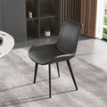 Faux Leather Dining Chairs, Set of 2