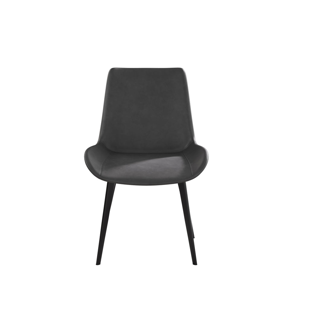 Faux Leather Dining Chairs, Set of 2