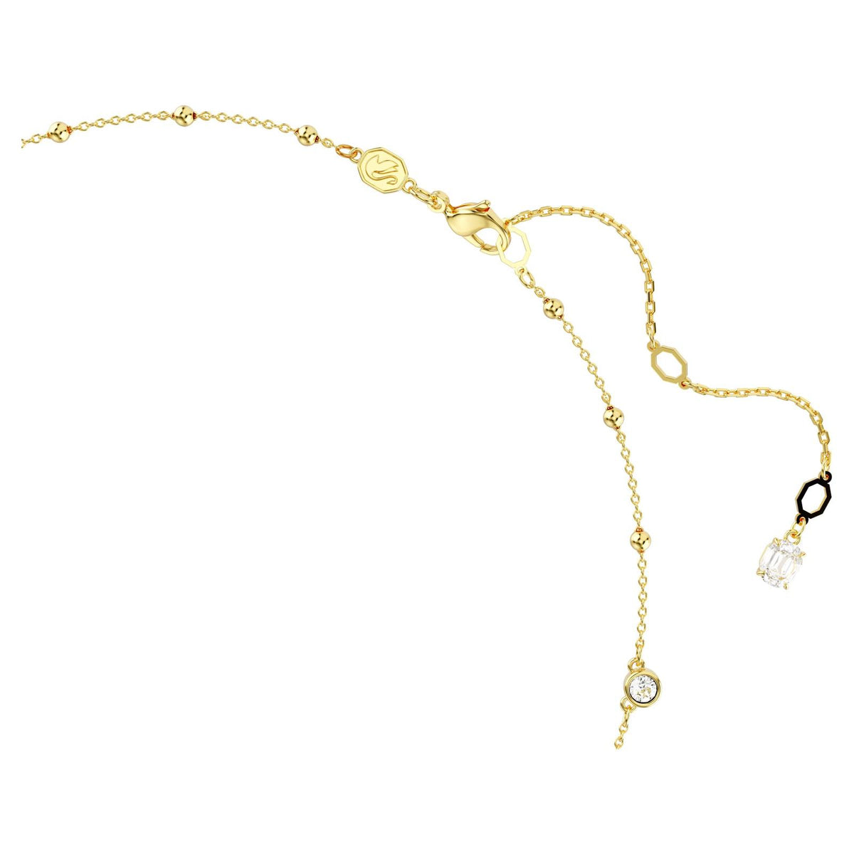 Swarovski Imber Necklace, Scattered Design with Clear Round-Cut Crystals