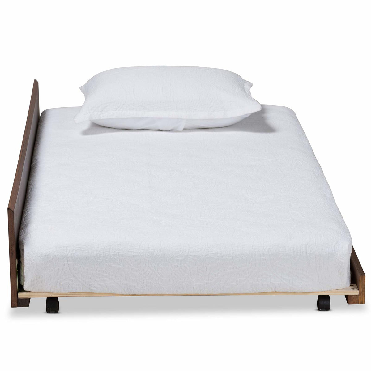 Baxton Studio Trundles, Twin, Walnut