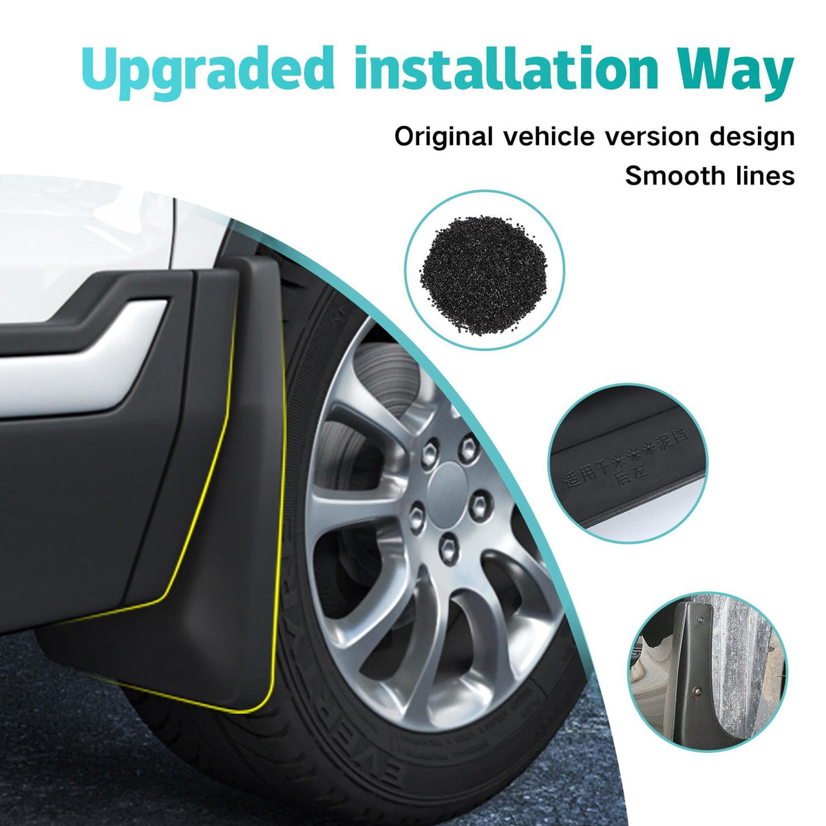 Mud Flaps Compatible with 2026 Hyundai Palisade