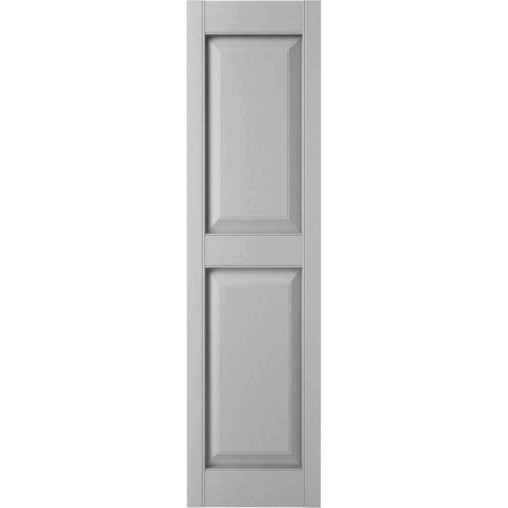 Pair of Ekena Millwork Vinyl Raised Panel Shutters, 14.75"x51", LP2S14X05100PG