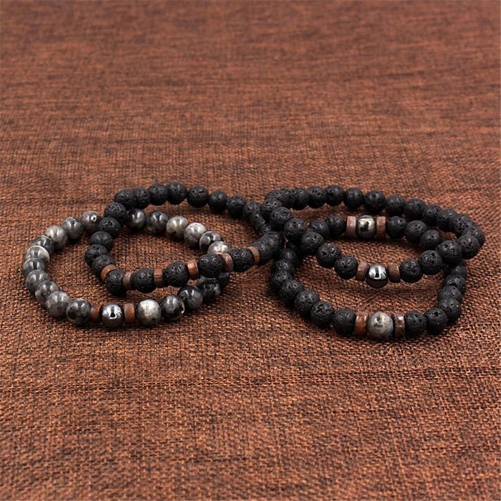 Lava Rock Bead Bracelets