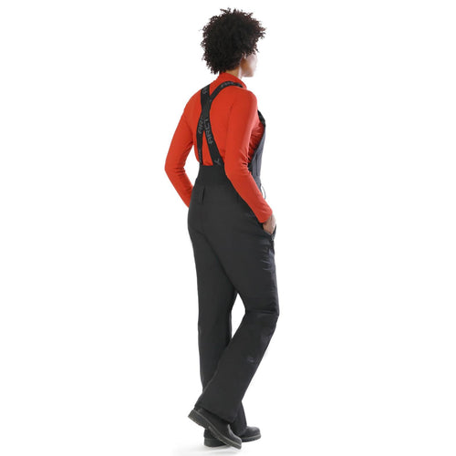 Arctix Women's Eco Friendly Traverse Bib Overalls, Black, Small Tall